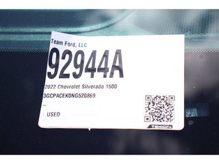 2022 Chevrolet Silverado 1500 LT 2WD 147WB