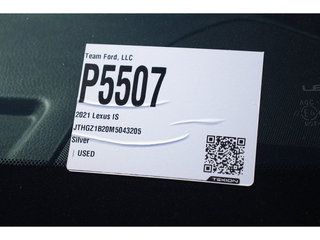 2021 Lexus IS350 F Sport RWD