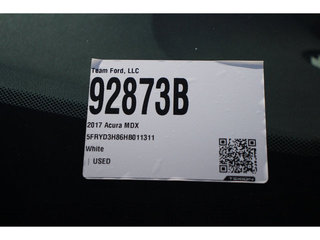 2017 Acura MDX FWD w/Advance Pkg