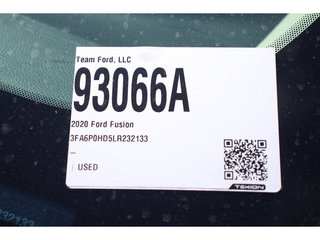 2020 Ford Fusion SE