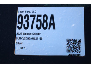 2022 Lincoln Corsair Reserve AWD