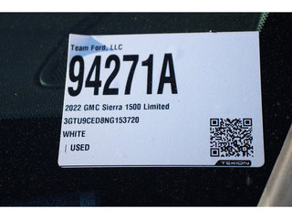 2022 GMC Sierra 1500 Limited Elevation 4WD 147WB
