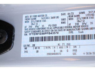 2023 Ford F-150 Tremor 4WD 5.5ft Box