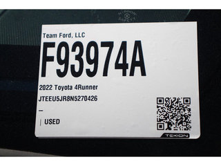2022 Toyota 4Runner SR5 2WD