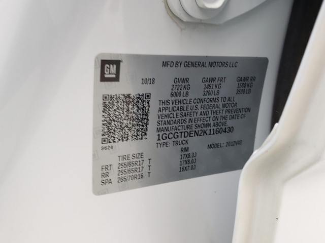 2019 Chevrolet Colorado Z71 4WD 140WB