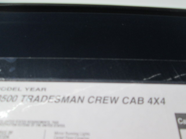 2024 Ram 3500 Tradesman 4WD 6ft4 Box