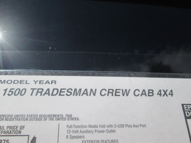 2025 Ram 1500 Tradesman 4WD 5ft7 Box