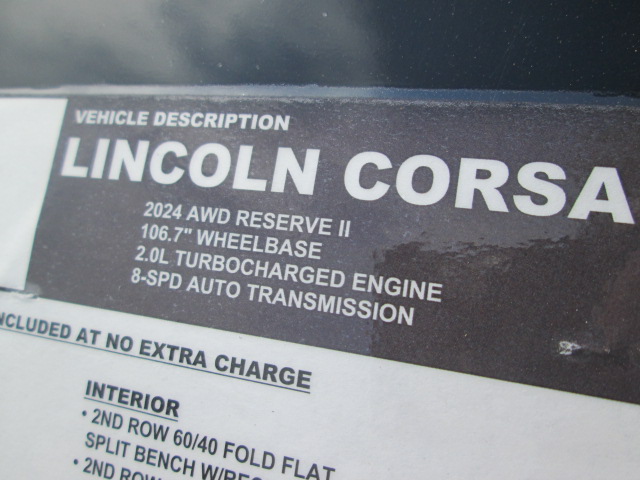 2024 Lincoln Corsair Reserve AWD