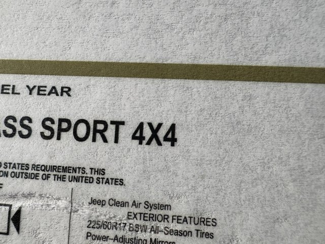 2025 Jeep Compass Sport 4WD