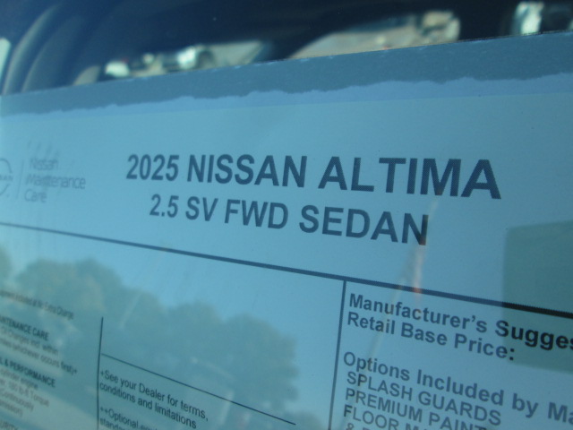 2025 Nissan Altima SV FWD