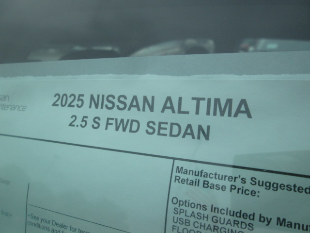 2025 Nissan Altima S FWD