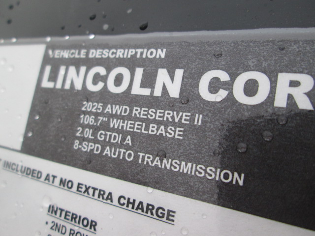 2025 Lincoln Corsair Reserve AWD