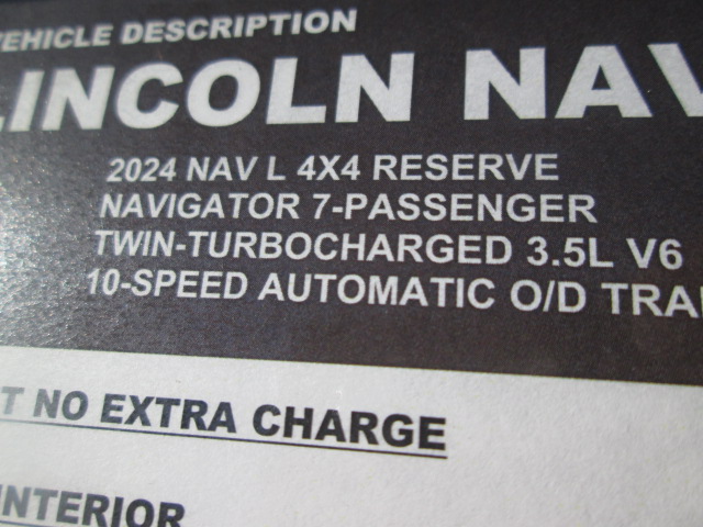 2024 Lincoln Navigator L Reserve 4WD