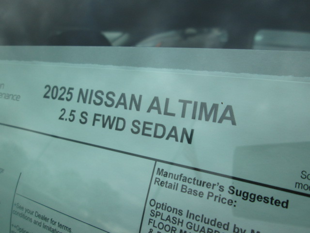 2025 Nissan Altima S FWD