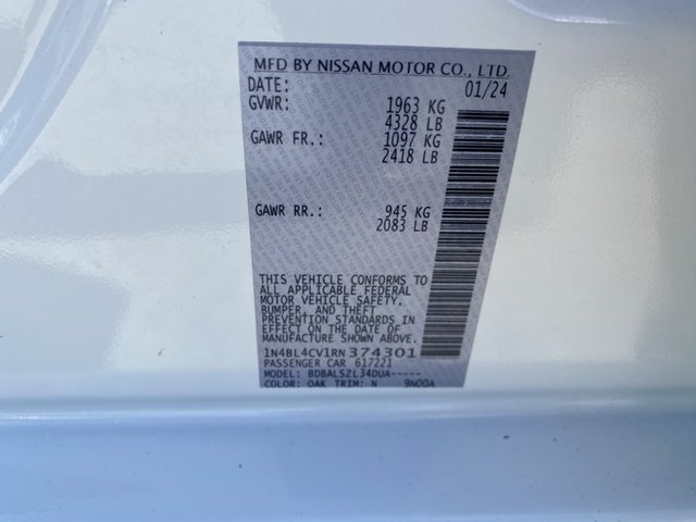 2024 Nissan Altima 2.5 SR