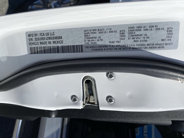 2021 Ram 2500 Laramie 4WD 6ft4 Box