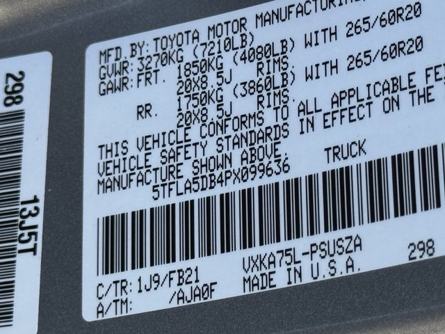 2023 Toyota Tundra SR5 4WD 5.5ft Bed