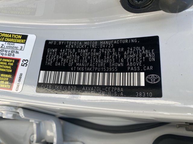 2023 Toyota Camry XSE
