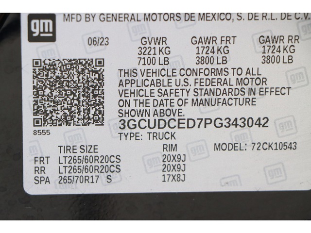 2023 Chevrolet Silverado 1500 Custom Trail Boss 4WD 147WB