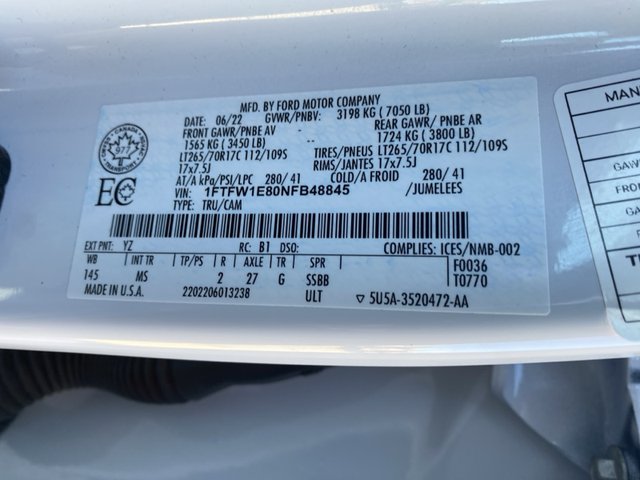 2022 Ford F-150 XLT 4WD 5.5ft Box