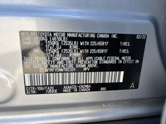 2022 Toyota RAV4 XLE FWD