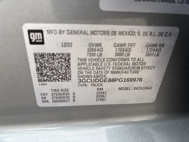 2023 Chevrolet Silverado 1500 LTZ 4WD 147WB