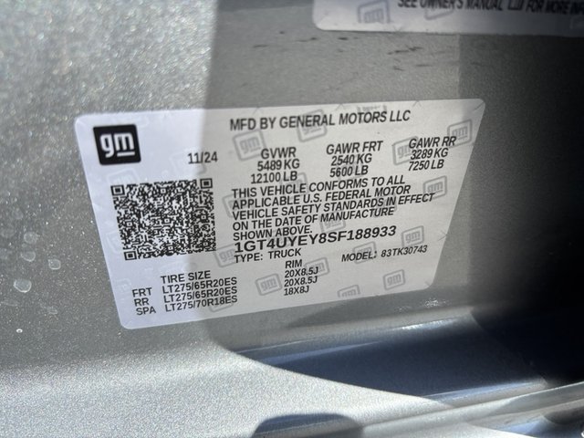 2025 GMC Sierra 3500HD Denali Ultimate 4WD 159WB