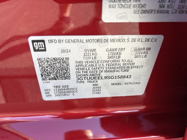2025 GMC Sierra 1500 AT4 2WD 147WB