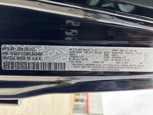 2021 Jeep Gladiator High Altitude 4WD