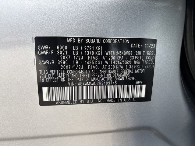 2024 Subaru Ascent Touring 7-Pass