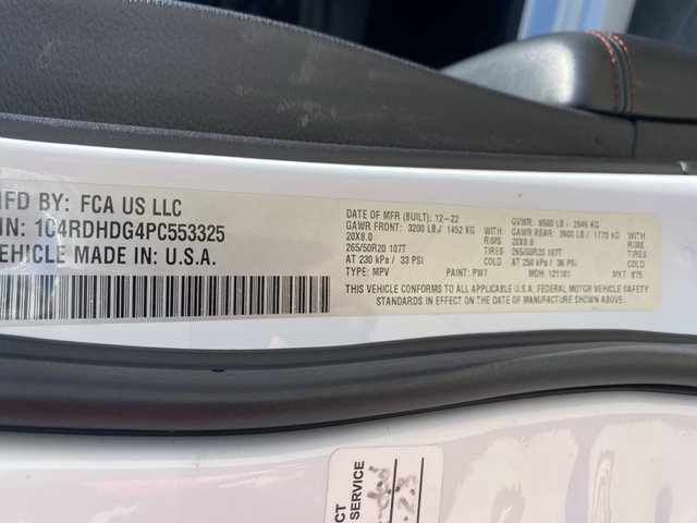 2023 Dodge Durango GT Launch Edition RWD