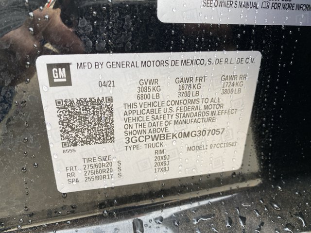 2021 Chevrolet Silverado 1500 Custom 2WD 147WB
