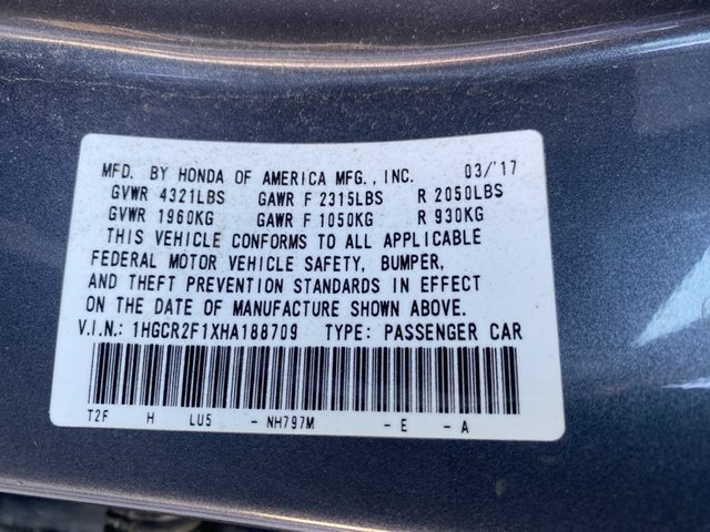 2017 Honda Accord Sport SE