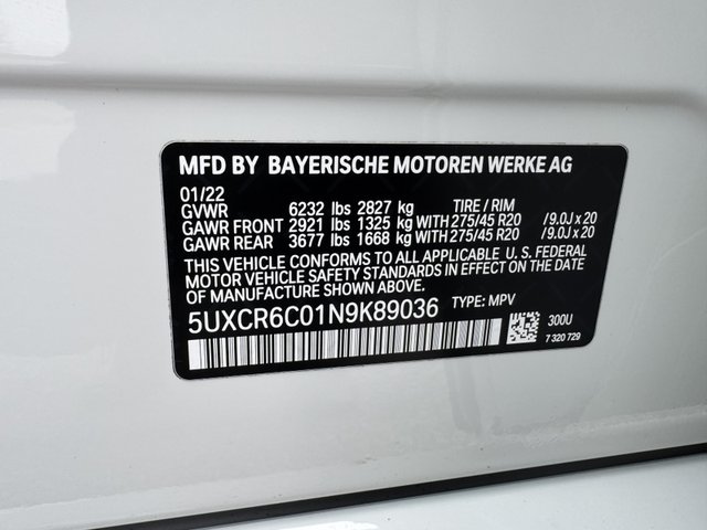 2022 BMW X5 xDrive40i