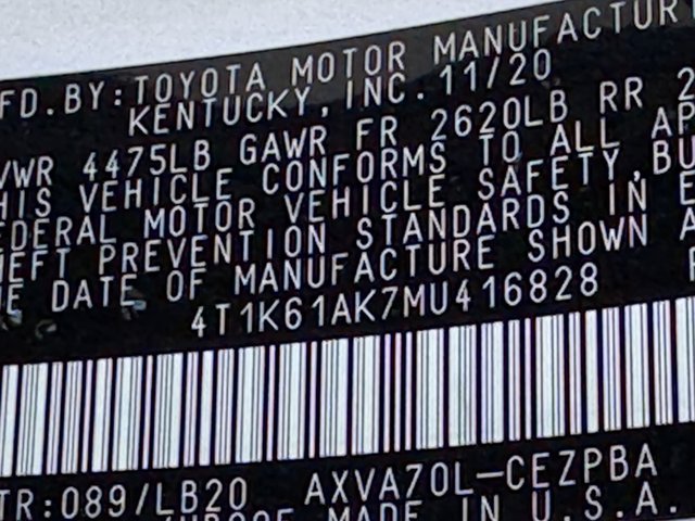 2021 Toyota Camry XSE