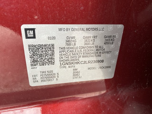 2020 Chevrolet Suburban LT 4WD