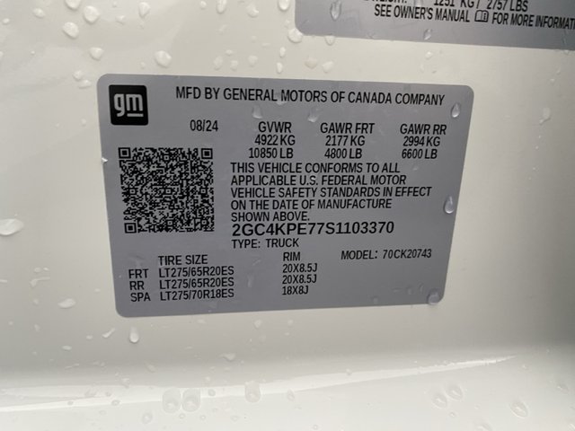 2025 Chevrolet Silverado 2500HD LTZ 4WD 159WB