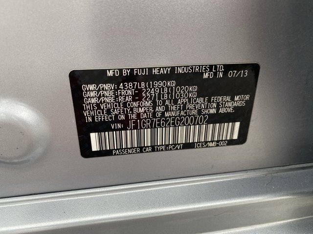 2014 Subaru Impreza WRX Premium