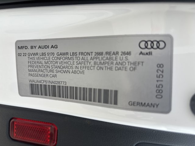 2022 Audi S5 Premium Sportback