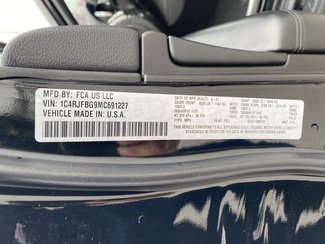 2021 Jeep Grand Cherokee Limited 4WD