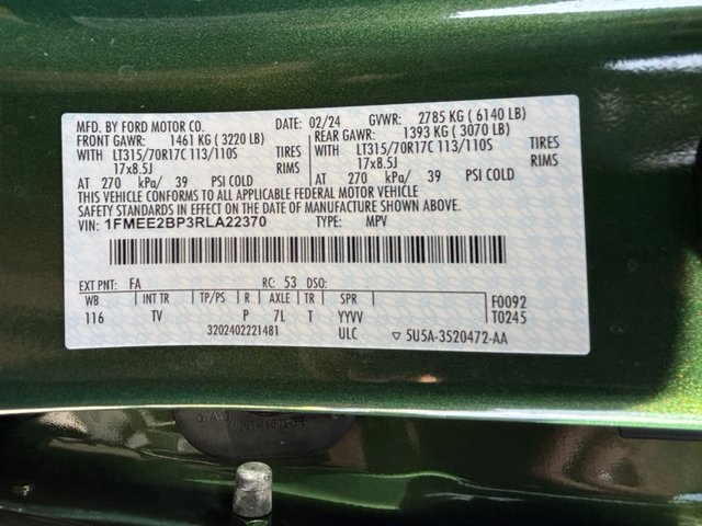 2024 Ford Bronco Wildtrak 4 Door Adv 4WD