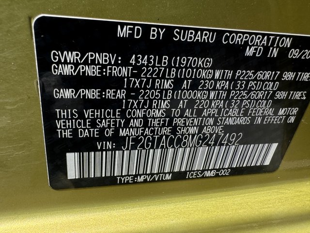 2021 Subaru Crosstrek Premium