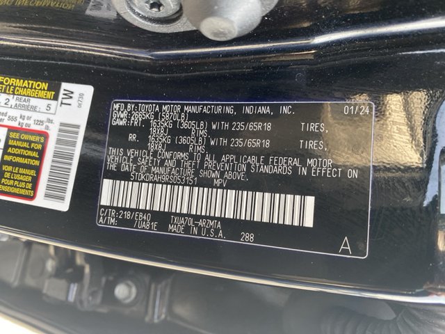 2024 Toyota Highlander LE FWD