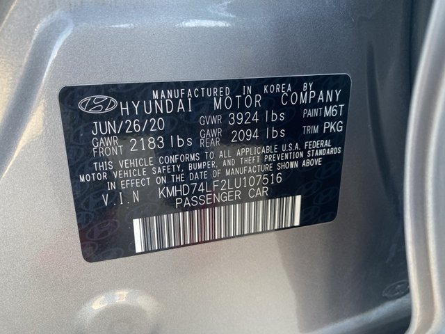 2020 Hyundai Elantra SE