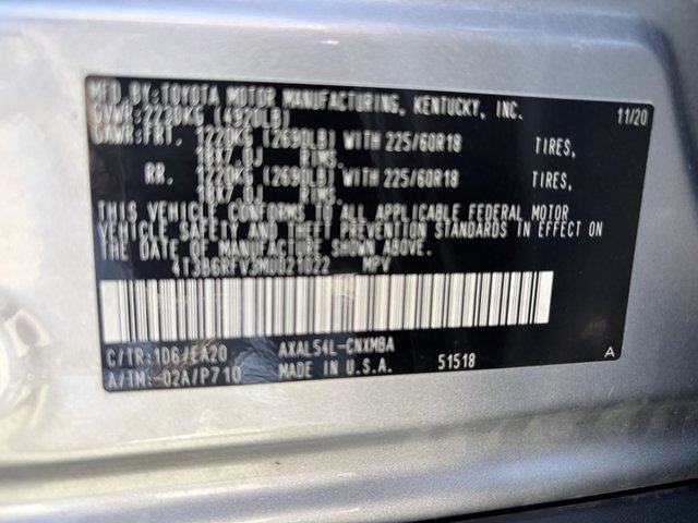 2021 Toyota RAV4 Hybrid XLE Premium AWD