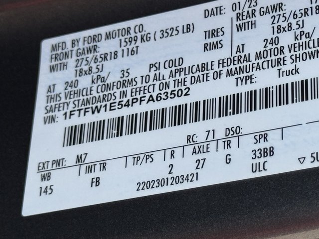 2023 Ford F-150 XLT 4WD 5.5ft Box