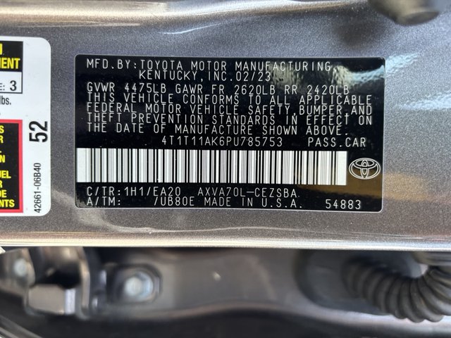 2023 Toyota Camry SE