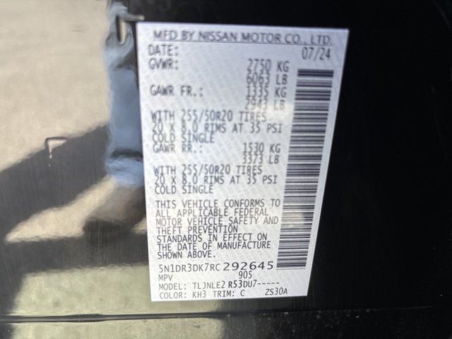 2024 Nissan Pathfinder Platinum 4WD