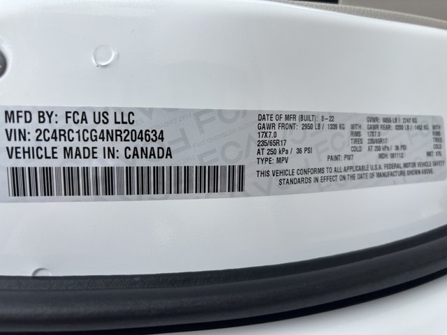 2022 Chrysler Voyager LX FWD