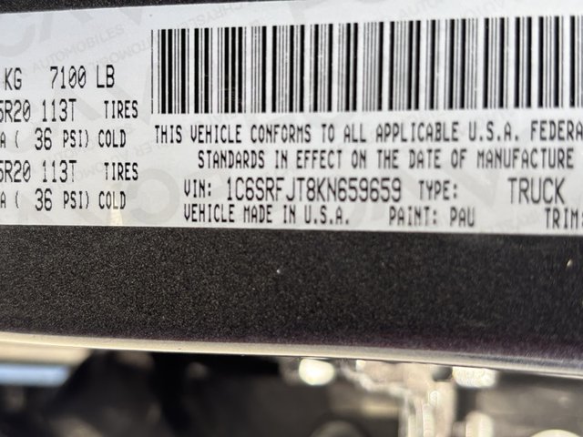 2019 Ram 1500 Laramie 4WD 5ft7 Box